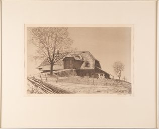 Landscape Limited Edition Print 20/20 'Countryside House'
