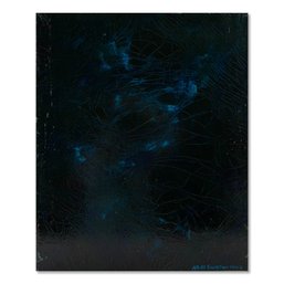 Jianping Chen Abstract Original Oil Painting 'Pattern 11 - Blue'