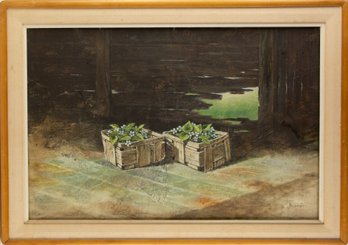Williamson Landscape Oil On Canvas 'A Corner Of Spring'