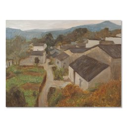 Yang, Bowen Impressionist Original Oil Painting 'Landscape'