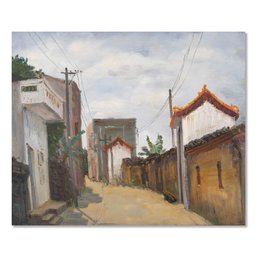 Weichun Guo Impressionist Original Oil On Canvas 'Untitled'