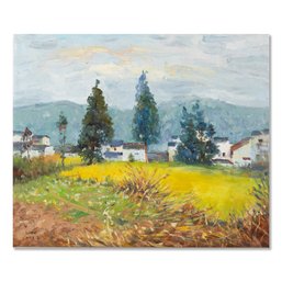 Lai Impressionist Original Oil Painting 'Landscape'