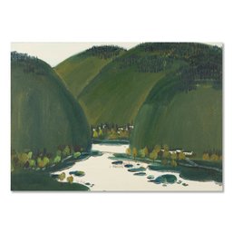 Shenglu Wang Impressionist Original Oil Painting 'Landscape'