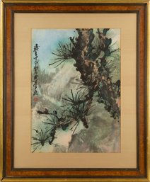 Landscape Watercolor YI Zhou'Pine Branches'