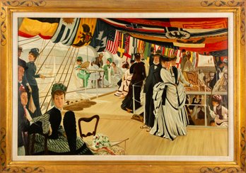 After JamesTissot  Ball On Shipboard  Reproductions On Canvas