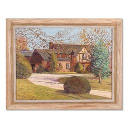 Landscape Oil On Canvas 'Autumn'