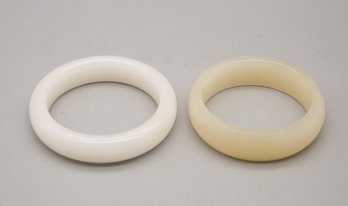 Pair Of White Bracelets