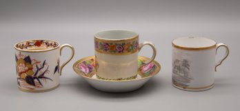Varies Brand Teacups, One Comes With A Saucer