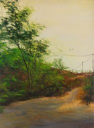 Jianping Chen Impressionist Original Oil On Canvas '22'