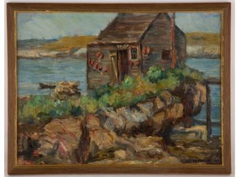 William Lester Stevens (1888 - 1969) Massachusetts Artist Oil