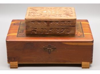 Two Wood Box Made In India