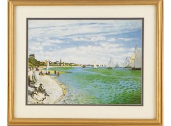 Claude Monet Waterscape Print 'The Regatta At Sainte-Adresse'