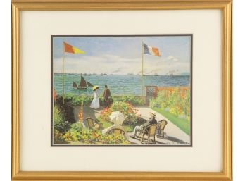 Claude Monet Landscape Print 'The Garden At Sainte-Adresse'