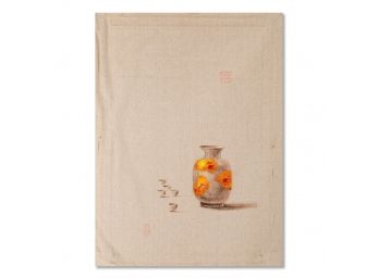 Rulin Xian Still Life Original Oil Painting 'Porcelain'