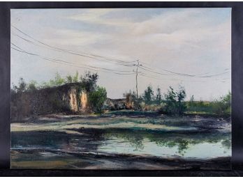 Landscape Fine Art Abstract Original Oil '13'