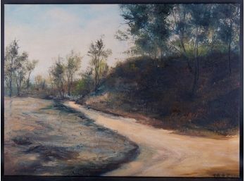 Post Impressionist Landscape Oil 'River 14'