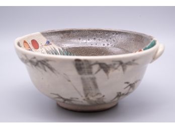 Vintage Japanese Hand Painted Porcelain Bowl