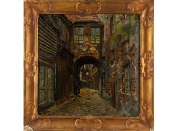 Early 20th Century Impressionist European City Scene