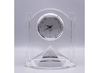 Lenox Quartz Crystal Table Clock