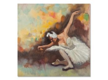 Original Modernist Oil Painting 'Ballerina'