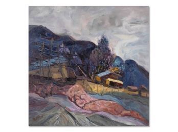 Original Landscape Oil Painting 'Shangri-La Series 2'