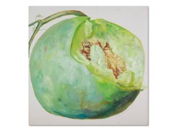 Original Still Life Oil Painting 'Cantaloupe'