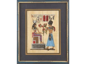 Portrait Colour On Papyrus 'Isis'
