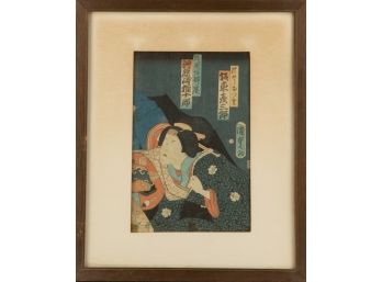 Ukiyo e Woodblock Print Signed Utagawa Kunisada (1786-1865)