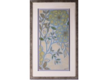 Vintage Art Nouveau Print On Paper 'Plants'