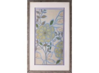 Vintage Art Nouveau Print On Paper 'Plants II'
