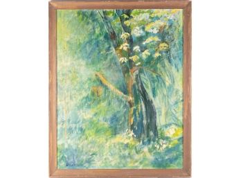 Early 20th C. Post Imp. Oil On Canvas 'Summer Senece'