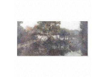 Impressionist Oriental Oil Painting 'SuZhou Park'