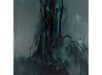 Surrealist Original Oil Painting 'Root Landscape'