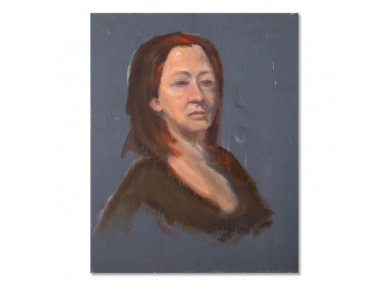 Original Oil Painting 'Woman With Brown Hair'