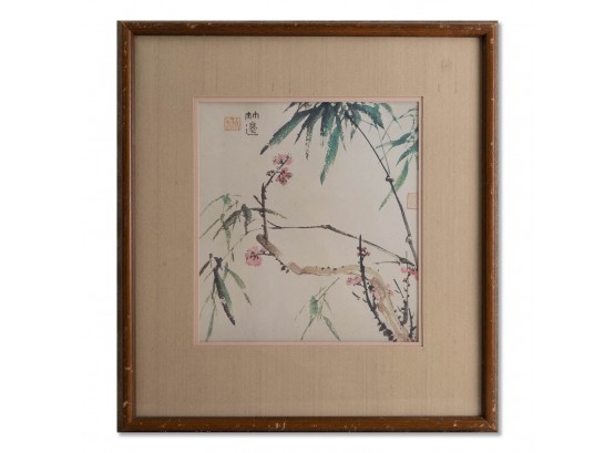 Chinese Freehand Painting 'Near The Grove'
