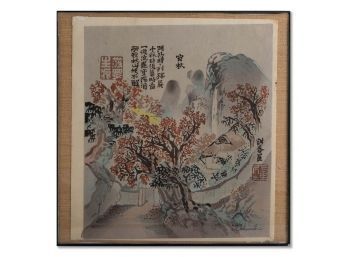 Original Japanese Painting 'The Autumn'