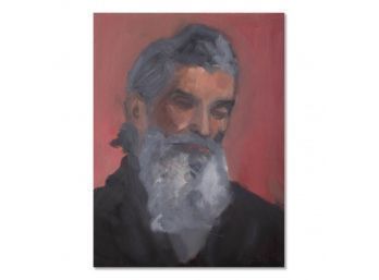 Original Oil On Canvas 'Man With Beard'