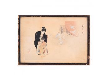 Old Japanese Ukiyo-e/Woodblock Print 'Japanese Beauty'