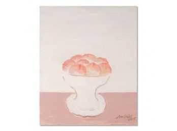 Impressionist Original Oil Painting 'Peach'