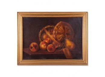 Early 20th Century Original Oil Painting 'Fruits'
