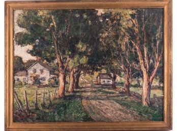 Attributed Anthony Thieme (1888 - 1954) Massachusetts, California Artist Oil