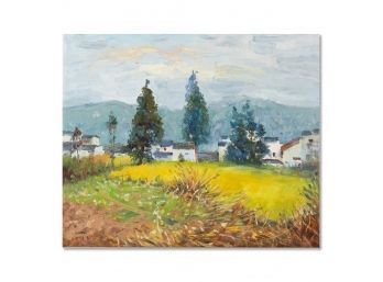 Impressionist Original Oil Painting 'Landscape'