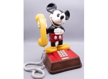 Vintage 70-80s Mickey Mouse Talking Telephone