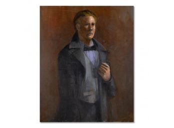 Original Oil Painting 'Man With Windbreaker'