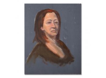 Original Oil Painting 'Woman With Brown Hair'