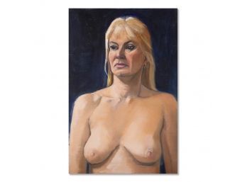 Original Oil Painting 'Nude Blond Woman'