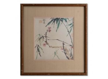 Chinese Freehand Painting 'Near The Grove'