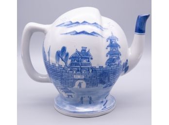 Porcelain Blue And White Tea Pot