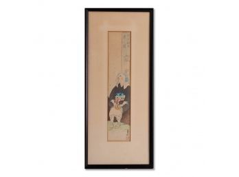 Original Japanese Painting  'Traditional Japanese Working Class Woman 1'
