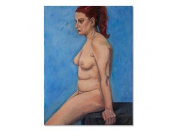 Original Oil Painting 'Woman With Red Hair'